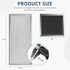 Fits Whirlpool W10208631A Microwave Grease Filter - Approx 13" x 6" (2-Pack) & 8206230A Charcoal Filter (4-Pack)