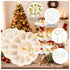 3 36 Countertop Tier Ceramic Easter Deviled Egg Platter Hole Deviled Egg Tray Container, Detachable Eggs Holder Tower