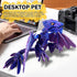 3D Extra Large Dynamic Printed Dragon Egg with Dragon InsideOpen and Close Mouth with Wings Movable and Eyes, Feathered