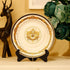 2 Packs Wooden Plate Stands for Display, Decorative Book Dish Stand, Picture Frame Easels, Tabletop Art Holder