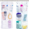 S&T INC. Shower Organizer, Bathroom Caddy with Quick Drying Mesh, 7 Pockets, 2 Pack, White