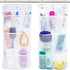 S&T INC. Shower Organizer, Bathroom Caddy with Quick Drying Mesh, 7 Pockets, 2 Pack, White