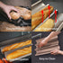 Hesanzol Baguette Pans for Baking, 15" x 11" Carbon Steel Nonstick Tray for French & Italian Bread