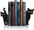 Geelin Peeping Cat Bookends Set of 2 Metal Book Ends for Shelves
