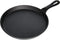 Winco 10-Inch Round Cast Iron Grill Pan with Black Finish