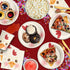 Chicken Birthday Party Supplies Set, Tableware Kit for 16, Plates, Napkins, Cups