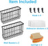 FHJP 2 Pack, 2 Cabinet Door Organizer Basket Foil and Plastic Wrap Organizer with Sponges, Lid Organizers Inside