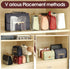4 Closet 13 6 5 Inches (4pcs frtzal Purse Handbag Organizer Sections Bag Shelf Divider Purse Display Stand Handbag
