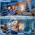 2 Pack 13ft 50 Count 120V Vigdur Outdoor String Lights on Blue Wire Cord, UL Approved for Indoor/Outdoors Use