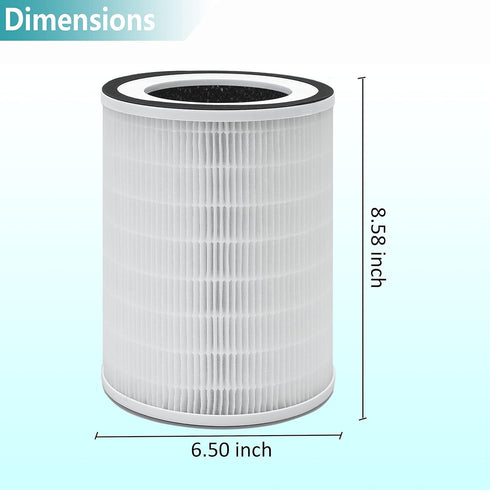 True HEPA KILO Filter, 2-Pack, Compatible with Afloia KILO, KILOPLUS, KILOPRO, MIRO, MIRO PRO Air Purifiers