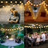 7Ft 10 G50 Globe String Lights Battery Powered LED Edison Shatterproof Light String with Remote Timer, Indoor String