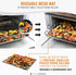 Reusable Liners for Toaster Oven Air Fryer 9 x 11, Non-Stick Mats Compatible with Breville, Cuisinart, More