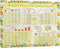 Extra Large Kitchen Conversion Chart Magnet | 11 x 8.5 | Lemon & Orange Style Decor for Baking & Cooking