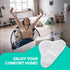 BlueStars 8-Pack Microfiber Steam Mop Pads, Washable & Reusable Replacement Pads for 5-in-1 Steam Mop Models