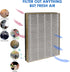 Flintar True HEPA Replacement Filter, Compatible with TaoTronics TT-AP002 and VAVA VA-EE008 Air Purifiers