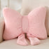 XIAIJIA Bow Pillow Decorative Pillows Aesthetic Home Decor Soft Seat Cushions Cute