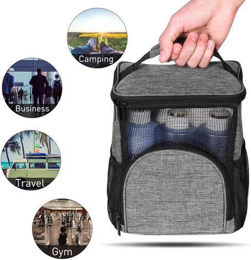 Quick Dry Shower Caddy Tote for College Students, Portable Hanging Mesh Shower Bag for Travel and Summer Camp