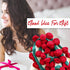 31 Inches cagulax Birthday Gifts for Women Mothers Day, Rose Crochet Flowers Bouquet Blanket, Anniversary Wedding