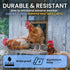 Anti-Pinch 5-Year Okkobi Automatic Chicken Coop Door Solar Powered - LCD Display - Chicken Coop Door with Remote
