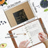 Blank Recipe Book To Write In Your Own Recipes - 5.6 X 8.2 Recipe Ring Binder with PU Leather Cover