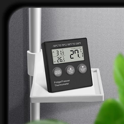Generic 2 Shelf,16 mm Equipment(White/2 PCS Grow Tent Corner Grow Tent Accessories,White Grow Tent Shelves for Place