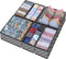 Organizer Divider, Foldable Closet Storage Organizer Basket, Fabric Organization Bins for Clothes, 6 Pack