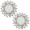 SynHHergyx Natural Linen Doilies, 2 Pcs 15 Inch Round Lace Doilies for Tables