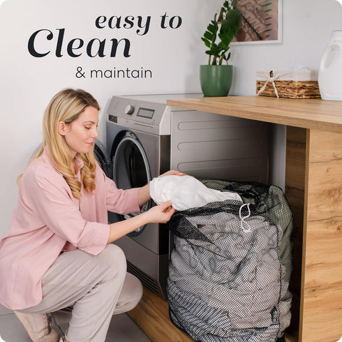 Handy Laundry Mesh Bag - Secure Drawstring Closure, Machine Washable, Spacious Storage, Durable Material, 24" x 36" |