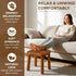 NORDHA 9.3 Inch 1.4 Wooden Stool Chair, Child's Chair, Lightweight Kg, Ideal for Bedroom or Playroom, Durable Taburete