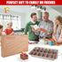 Brownie Pans with Dividers, Non-Stick Baking Tray with 18 Pre-Cut Molds, 12 x 8 Inches