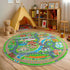 47" Car Rug Play Mat for Kids Toy Cars, Road Traffic Playmat for Kid Bedroom, Non-Slip Machine Washable Town City Race