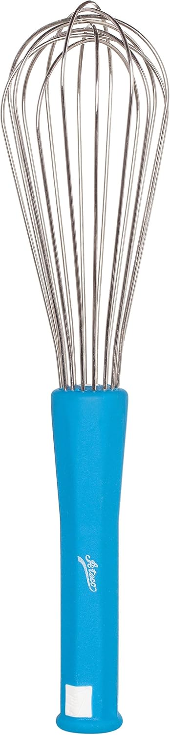 Ateco Professional 9.5-Inch Whisk, Stainless Steel Tines and Non-Slip Handle
