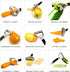 Deiss PRO Dual Julienne Peeler & Vegetable Peeler - Non-slip Handle, Y Peeler for Veggie Noodles