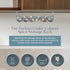 Kirshy Solutions 6 21 Under Cabinet Spice Rack With Glass Spice Jars & Labels Stainless Steel Spice Storage Rack