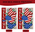 Welcome 4th of July Stars Stripes Cartoon Mouse Garden Flag - Double Sided American USA Memorial Day Yard Decor