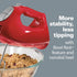 Hamilton Beach 6-Speed Electric Hand Mixer - 275 Watts with Whisk, Traditional Beaters, Red
