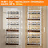 6 2 1 Tier Over the Door Pantry Organizer IN Hanging or Wall Mounted Spice Rack with Adjustable Basket,Heavy Duty