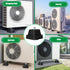 Forestchill Rubber Anti Vibration Mount Bracket, 4 Pack for Mini Split Air Conditioner, Noise & Shock Absorbing