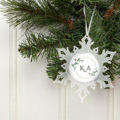 Make Your Own Acrylic Craft Photo Snowflake Ornaments, Pack of 12