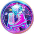 Blue Orchards Roller Skating Party Plates and Napkins (52 pieces for 20 Guests) - 90s Party Supplies, Skate Party