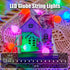 21FT 60LED 20+ Minetom RGB Globe String Lights - Battery Operated with Remote, Color Modes & Timer, Fairy Lights