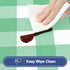 5 30"x60") Smiry Picnic Table Cover with Bench Covers, Waterproof Elastic Fitted Tablecloths for Foot Rectangle Tables