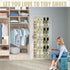 2 Pack 40 Closet Windyun Over the Door Shoe Organizers Large Mesh Pocket Hanging Shoe Rack for Nonslip Behind Door