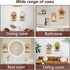 LIYAOLI Set 2-15 8.6 Inch Boho Wall Shelf of x Arched Wooden Hanging Shelves for Living Room & Bedroom - Mid-Century