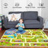 Kids Non-Slip Car Play Rug, Educational Road Traffic Carpet for Bedroom and Boys Playroom, Multi Color Mat