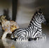 '-5.9inch 3.54inch Zebra Table Sculpture - Resin Zebra Figurine - Black, White - African Safari Zebra Collectible