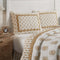 VHC Brands Avani Gold Boho Farmhouse Bedroom Decor - Standard Sham 21x28 for Stylish Home Decor