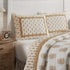VHC Brands Avani Gold Boho Farmhouse Bedroom Decor - Standard Sham 21x28 for Stylish Home Decor