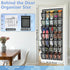 Aheroi 35 40 lbs, Closet Over the Door Shoe Organizer, Pockets Mesh Shoe Organizer Door Hanger, Large Hanging Shoe Rack