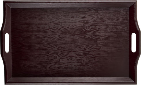 GET RST-2517-1-M 25" 16", G.E.T. Coffee Table / Ottoman Tray with Handles, x Mahogany